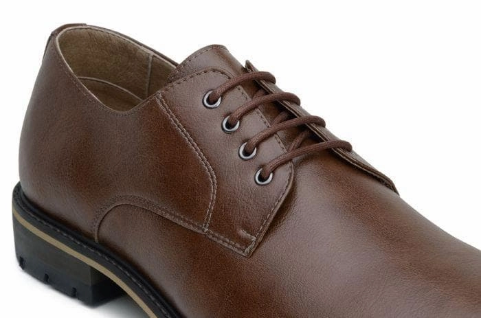 'David' men's derby shoe  by Ahimsa - cognac Summer Derby Shoes