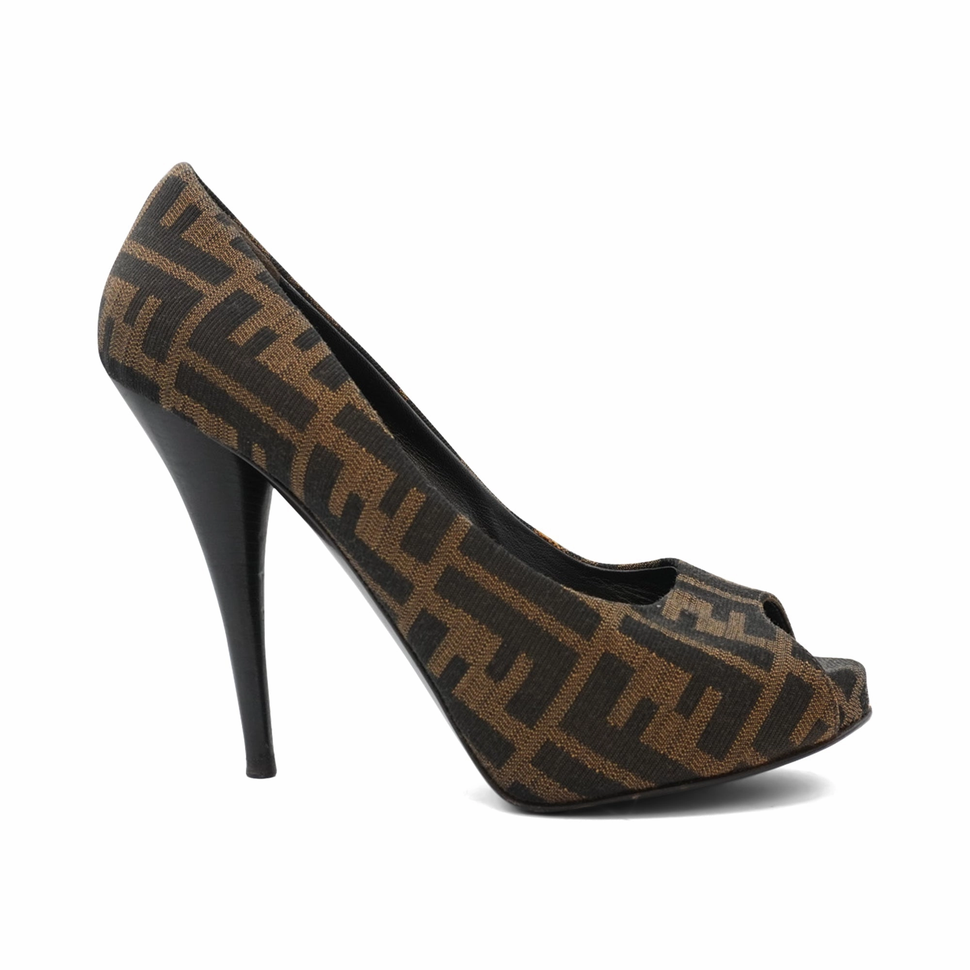 Fendi Fendi 'Zucca FF Logo' Pumps - Women's 39.5 Mary Jane Dancing Shoes