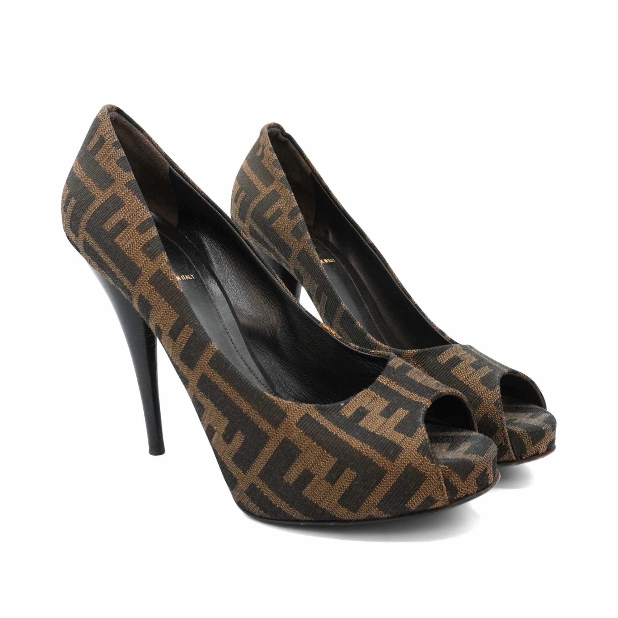 Fendi Fendi 'Zucca FF Logo' Pumps - Women's 39.5 Chaco Outcross Evo Mary Jane Water Shoes
