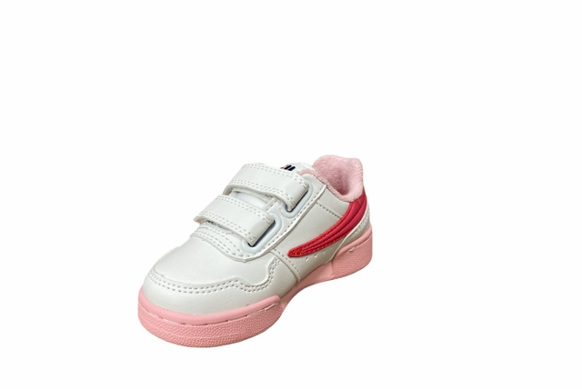 Fila scarpa sneakers da bambino Arcade Velcro 1011078.94F bianco corallo Low Price Running Shoes