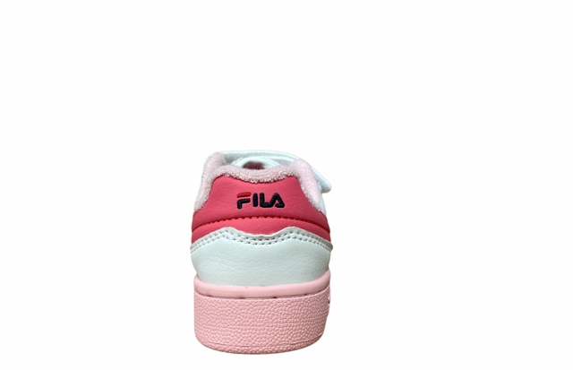 Shoe Sole For Running Fila scarpa sneakers da bambino Arcade Velcro 1011078.94F bianco corallo