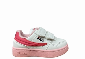 Running Shoes Discount Code Fila scarpa sneakers da bambino Arcade Velcro 1011078.94F bianco corallo