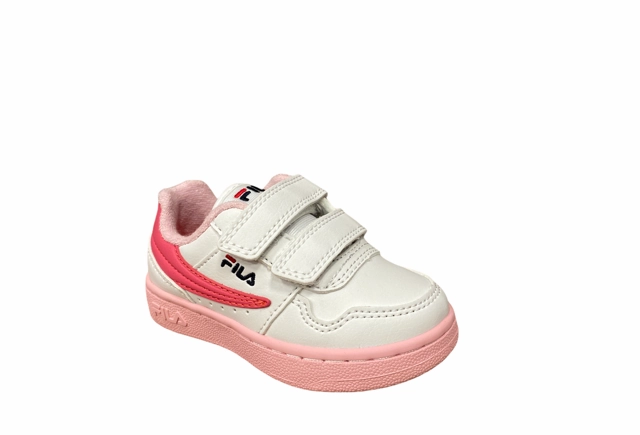 Fila scarpa sneakers da bambino Arcade Velcro 1011078.94F bianco corallo Best Zero Drop Running Shoes