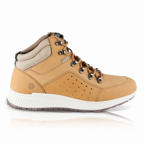 Hiking Shoes Versus Boots Finsbury Nubuck Leather Lace up Boots - Honey