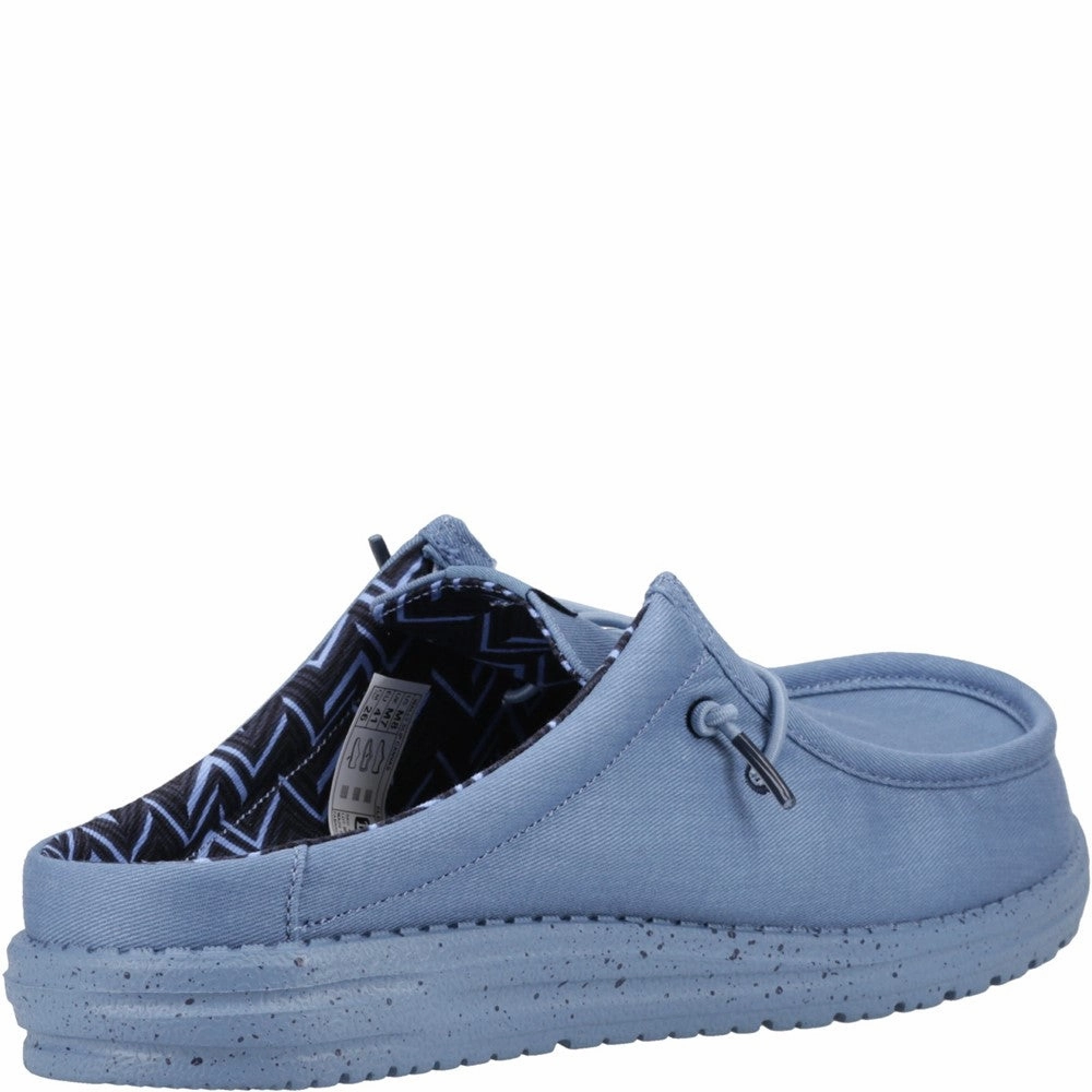 Calcetto Casual Shoes HEYDUDE Wally Slip Canvas Mule
