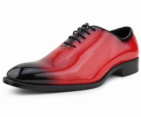 Bolano Men's Brayden Red Johnston And Murphy Oxfords