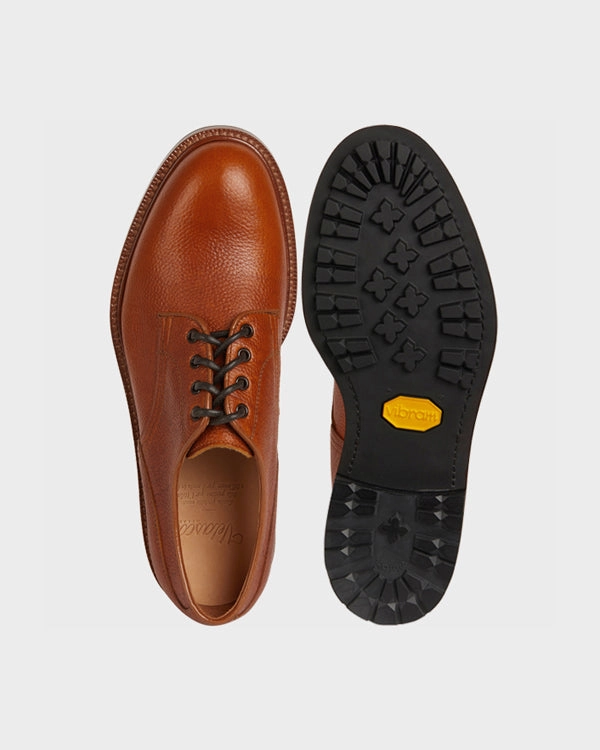 Fondeghee Tan Suede Derby Shoes