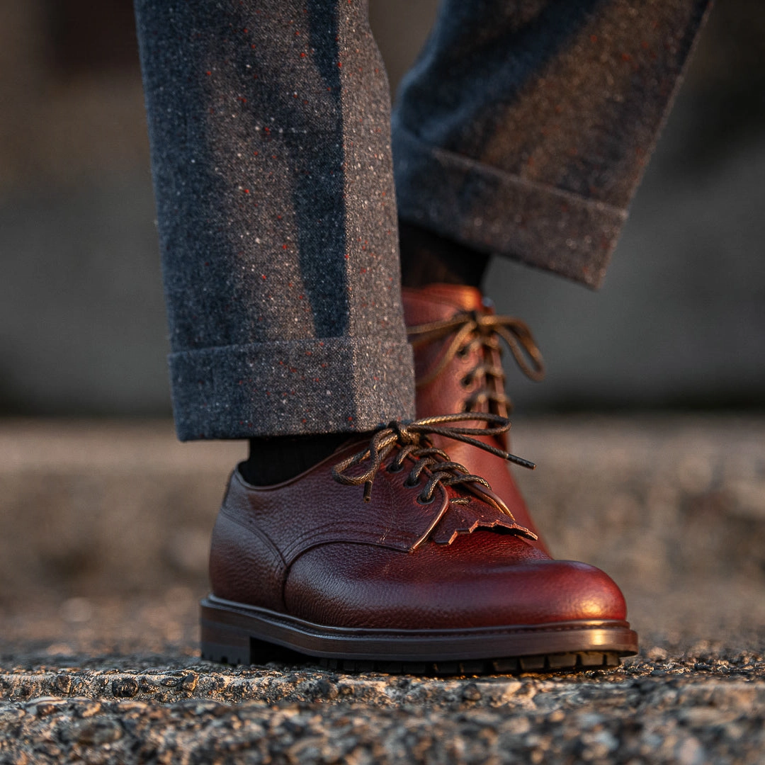 Grey Lace Up Shoes Fondeghee