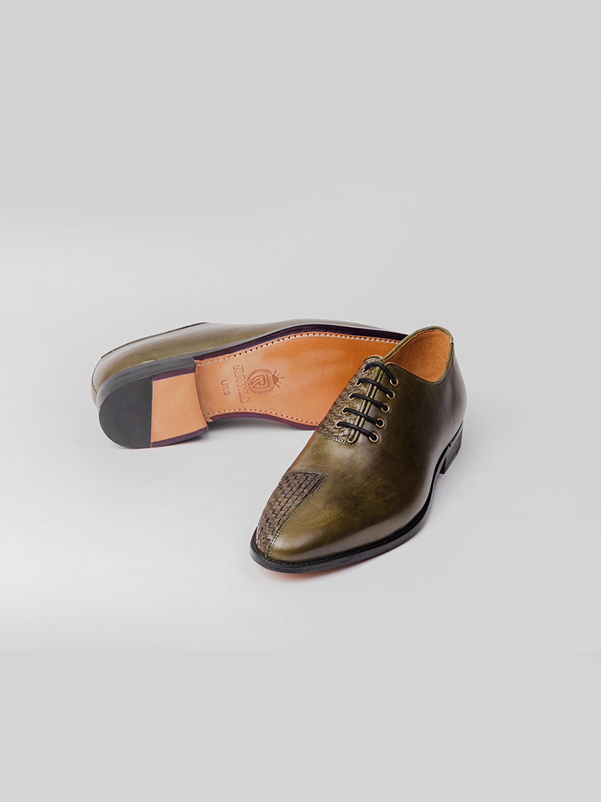 Parker  Oxford - Olive Wide Oxford Shoes