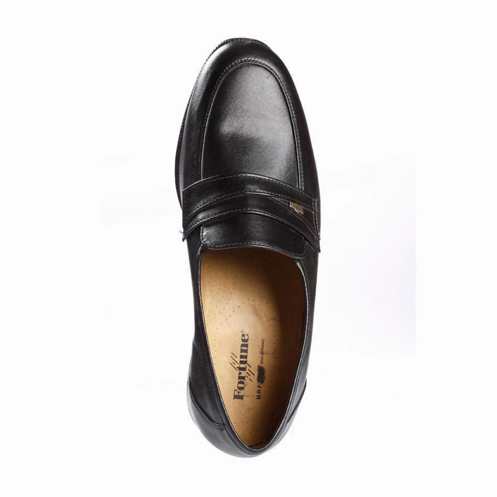 Fortune (Black) Penny Loafer Shoes For Men ENCON By Liberty Walk London Oliver Brogues