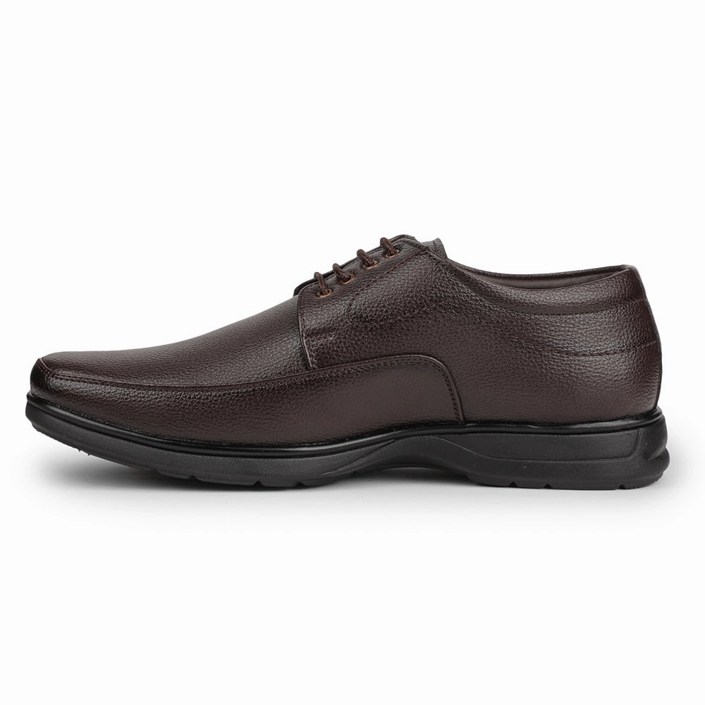 Fortune Brown Formal Lacing Derby Shoes For Men HOL-131E By Liberty Best Way To Lace Up Running Shoes