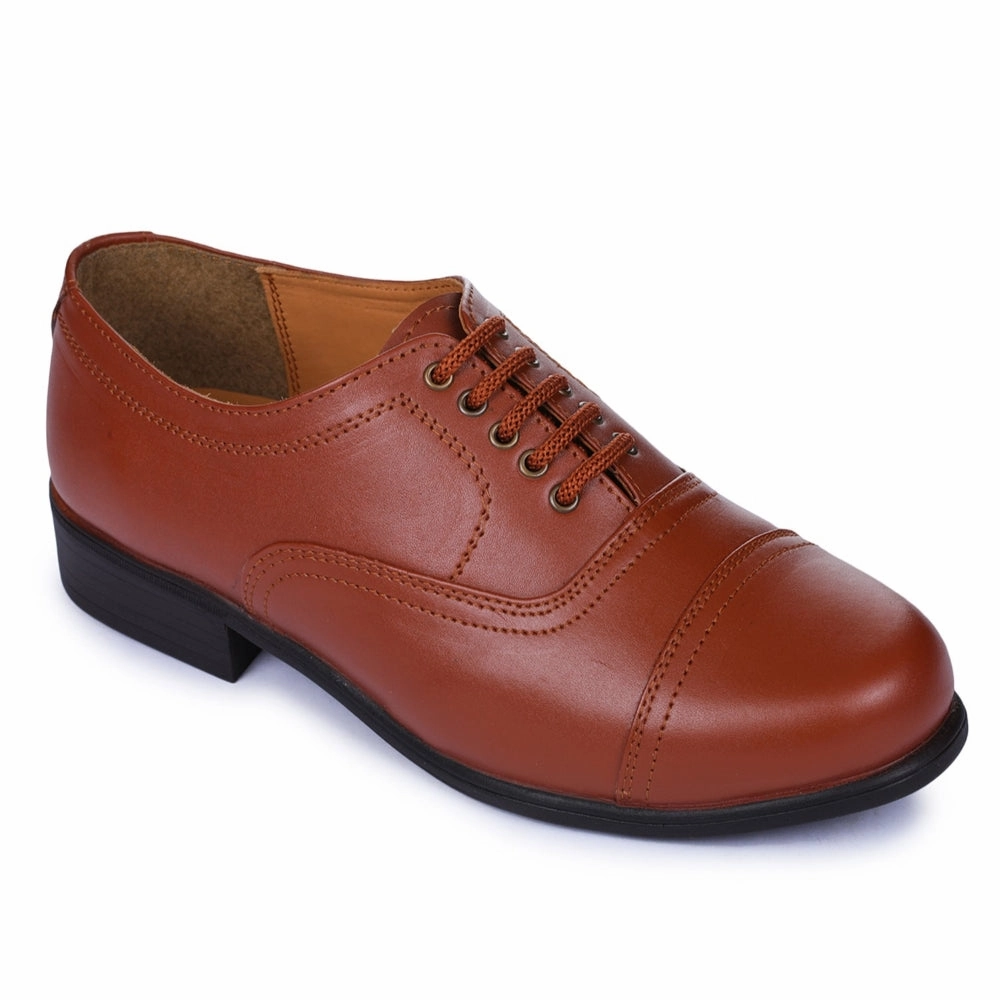 Fortune Tan Classic Oxford Shoes For Men 7168-03 By Liberty Lanvin Oxfords