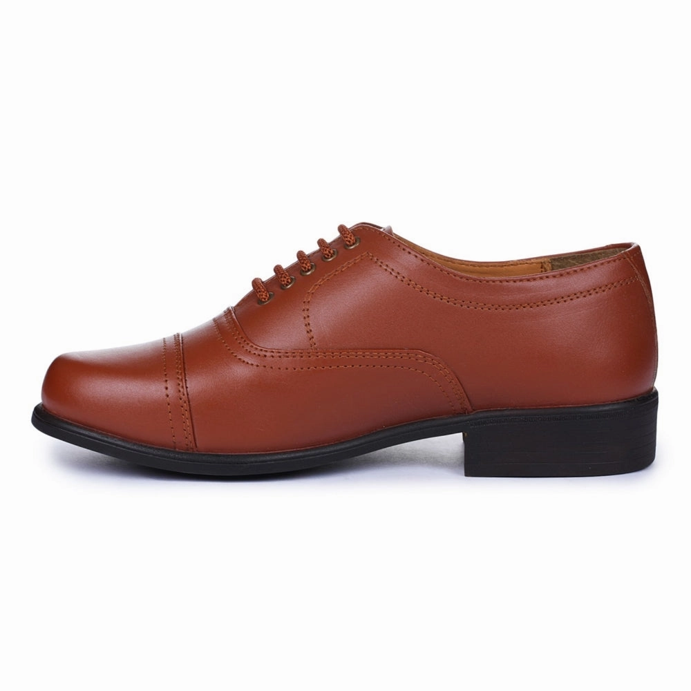 Fortune Tan Classic Oxford Shoes For Men 7168-03 By Liberty Oxford Outfitters