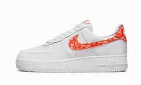 Light Nike Tennis Shoes Nike Air Force 1 Low '07 Essential Orange Paisley