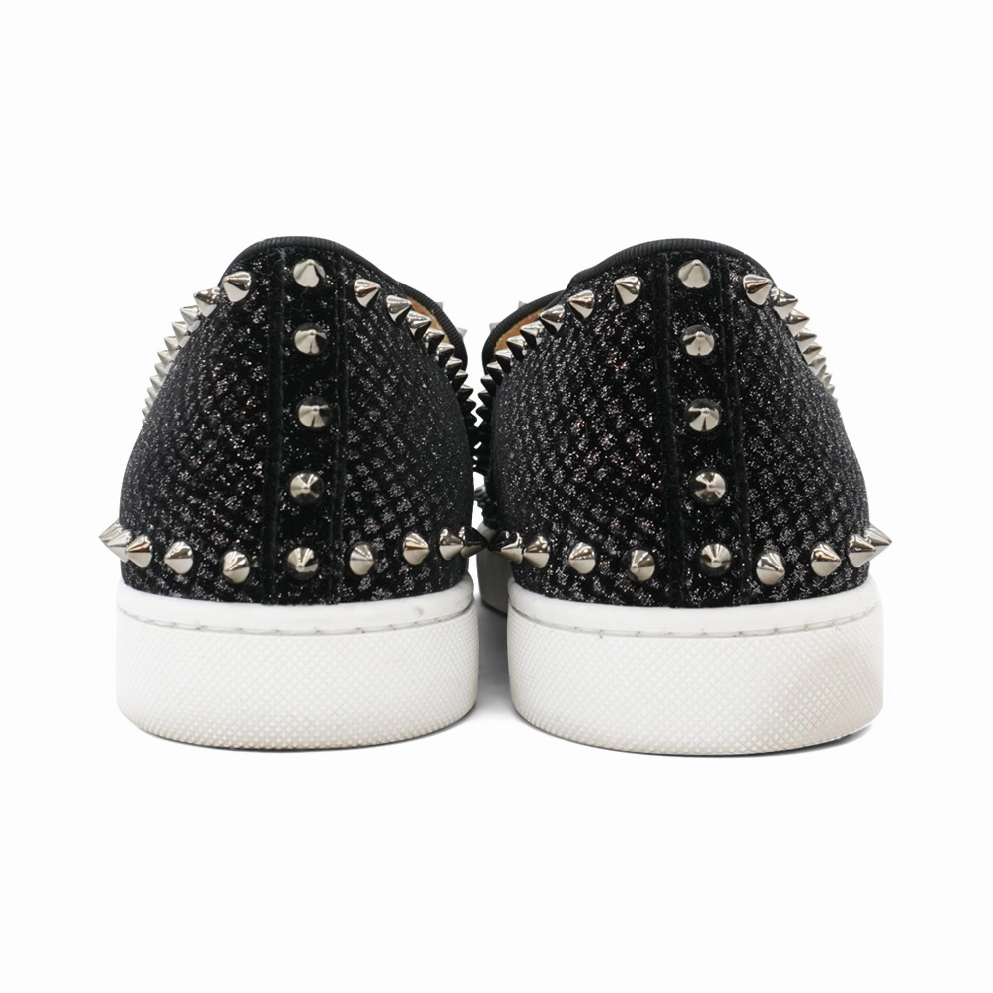 Slip On Construction Boots Christian Louboutin Spike Slip-On Sneakers - Men's 41