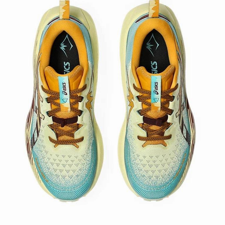 Asics Trabuco Max 4 | Wheat Yellow / Dark Red Planet | Mens Most Stylish Asics Shoes