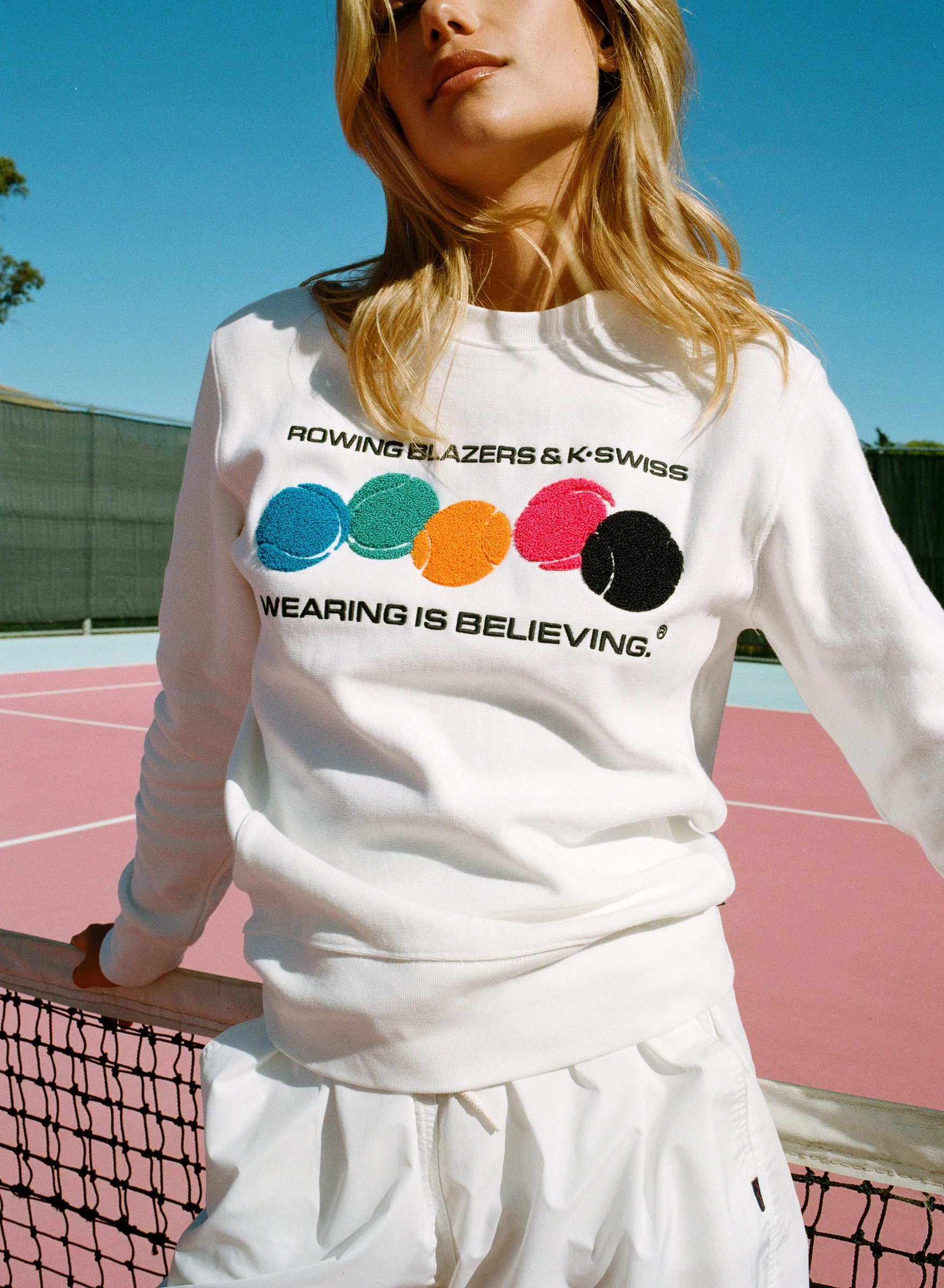 Asics Gel Nimbus Tennis Shoes 106074-100 | ROWING BLAZERS X K-SWISS CREWNECK SWEATSHIRT | WHITE