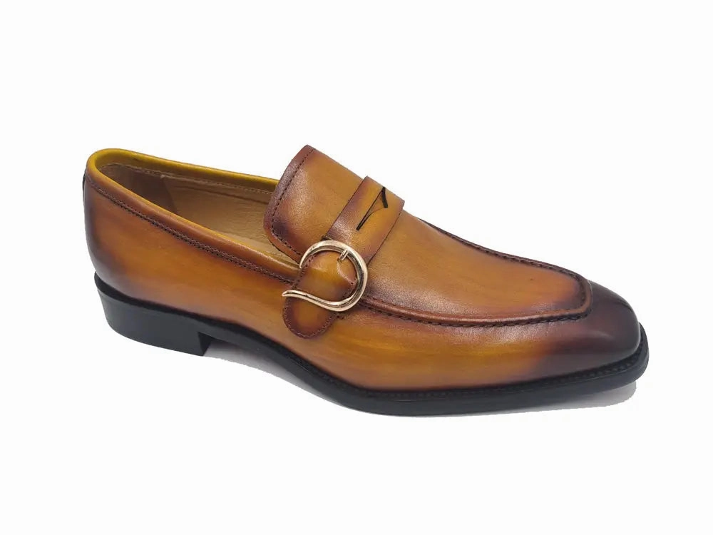 Loake Royal Brogue Single Monk Strap with modern buckle