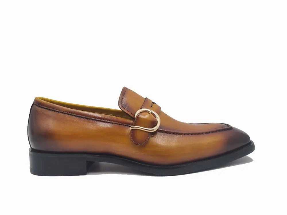 Nice Brogues Single Monk Strap with modern buckle