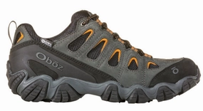 Good Hiking Shoes For Water 'OBOZ FOOTWEAR' Men's Sawtooth II Low WP - Shadow / Burlap