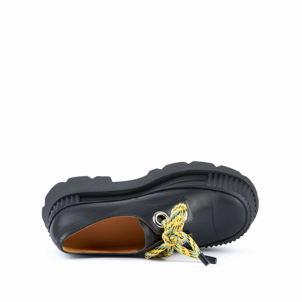 Fabric Mary Jane Shoes Slip On ESKER ERA BLACK