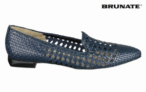 Br Grid Blue Cute Socks For Loafers