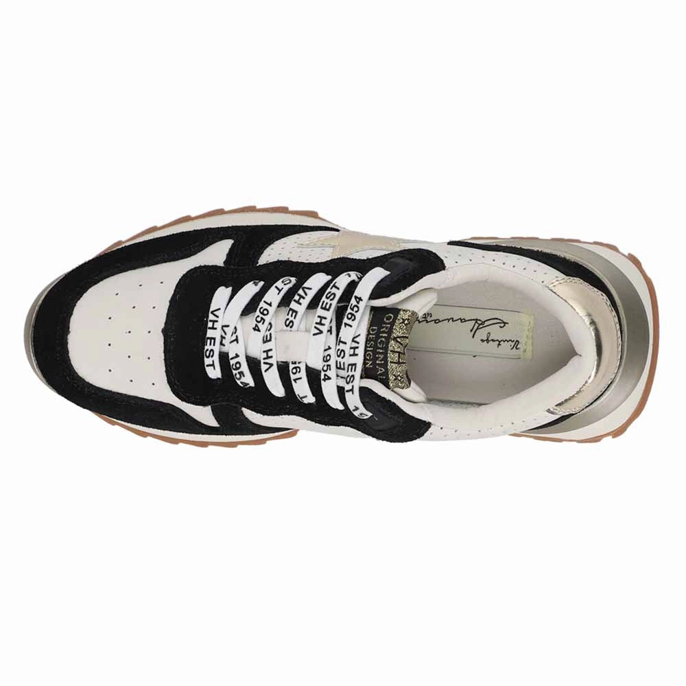 Major Perforated Metallic Slip On Platform Sneakers Slip On Jazz Shoes