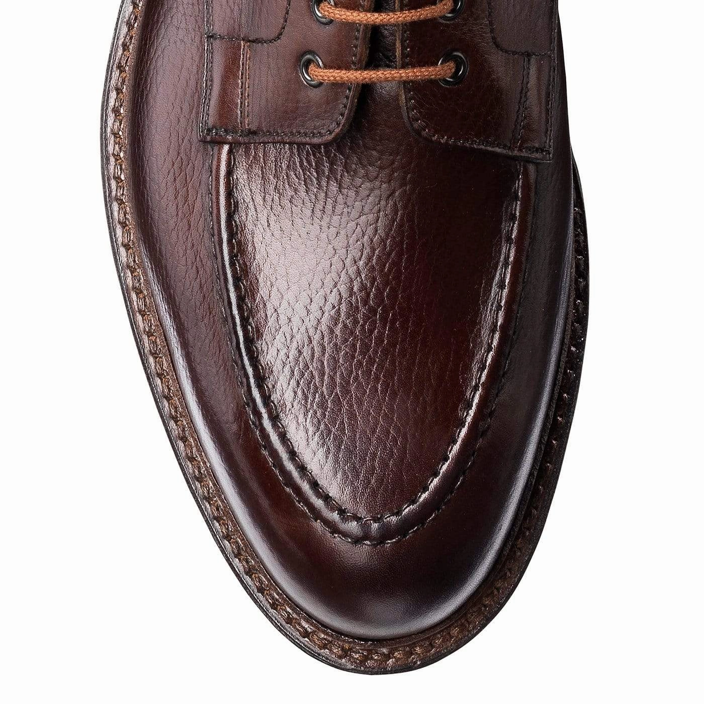Brooklyn Derby Shoe Galway 2 Dark Brown Country Calf Grain