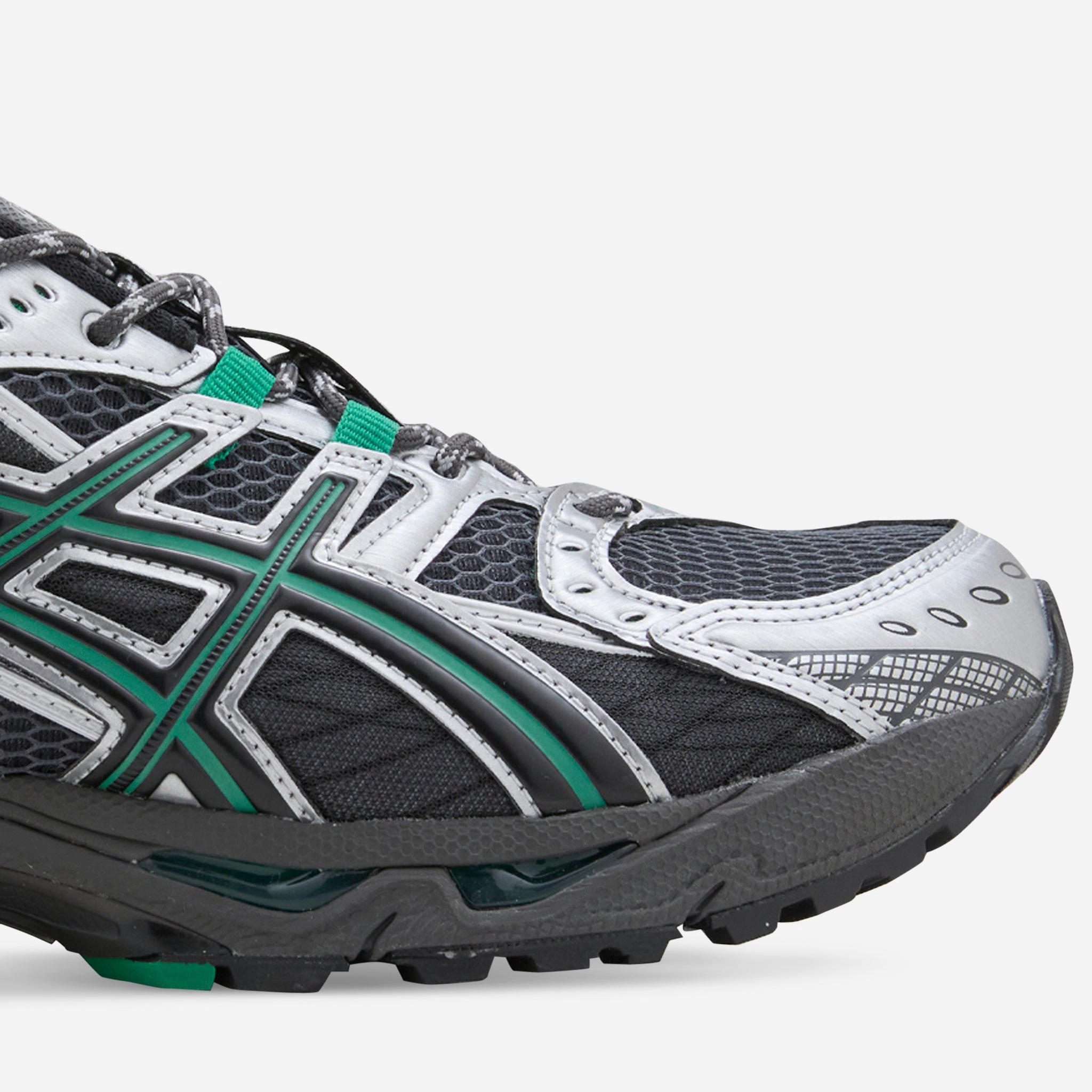 Gel-Nimbus 10.1 Obsidian Grey | Green Basil Asics Wide Tennis Shoes