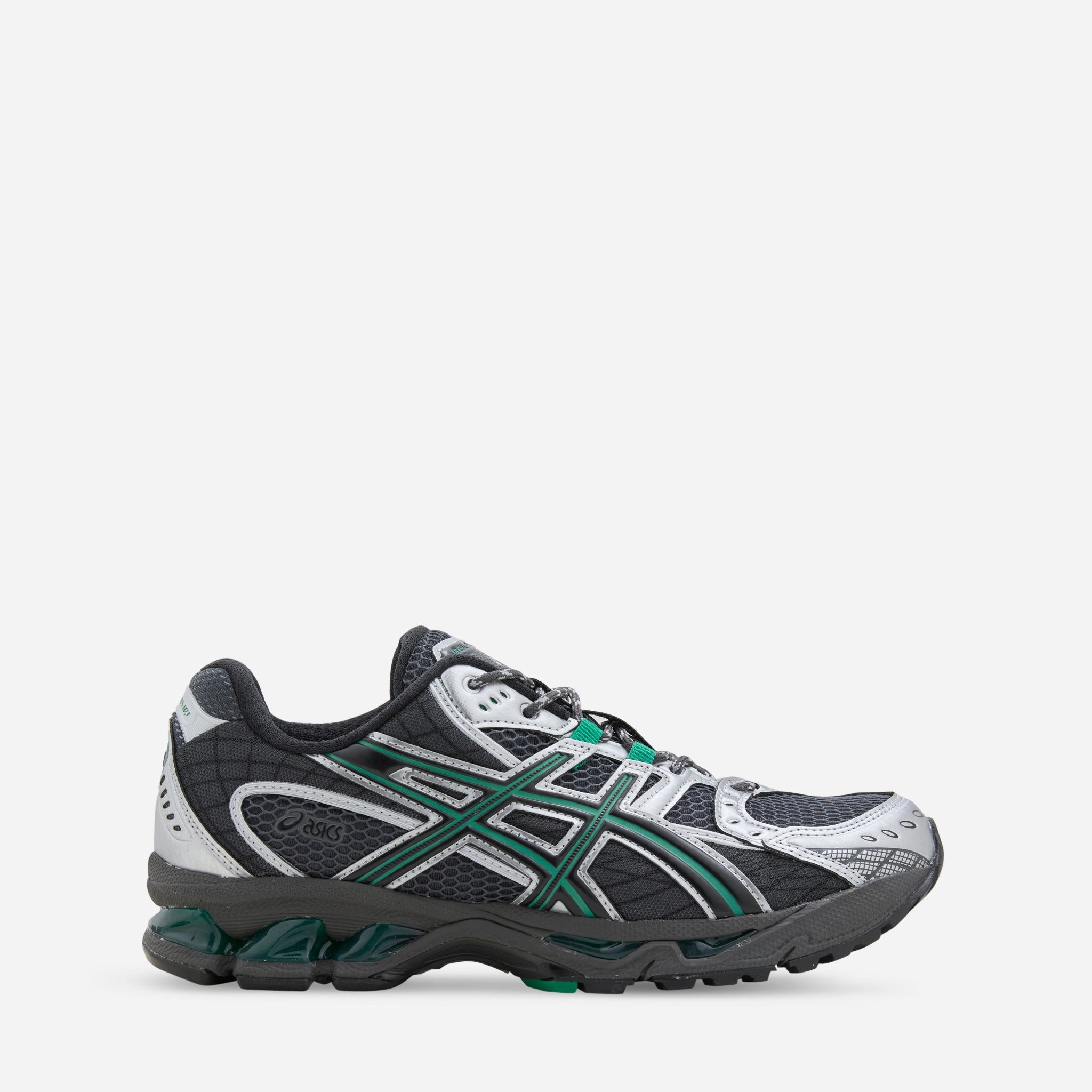 Gel-Nimbus 10.1 Obsidian Grey | Green Basil Asics Climbing Shoes
