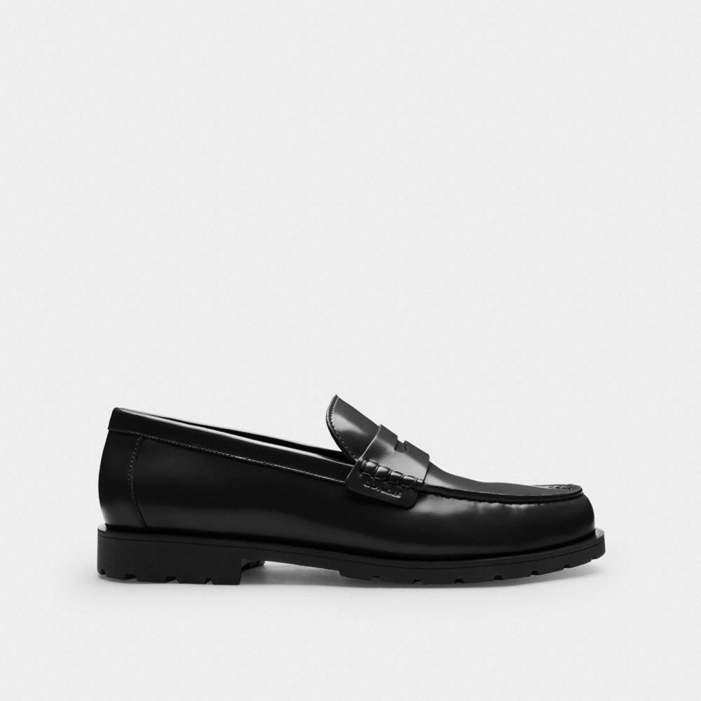 Coach Reagan Penny Loafer Black Loafers With Arch Support