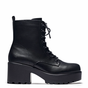 Wide Fit Leather Mary Jane Shoes GIN Platform Military Boots