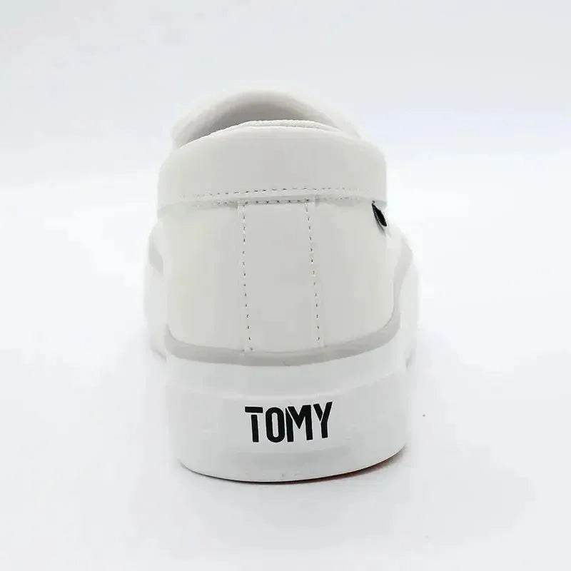 Tomy Arrow Slip On Sneaker - White Slip-ons And Loafers