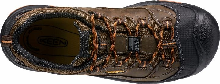 Oxfords Reddit 'Keen Utility' Men's Braddock Low EH Soft Toe - Brown / Black / Orange