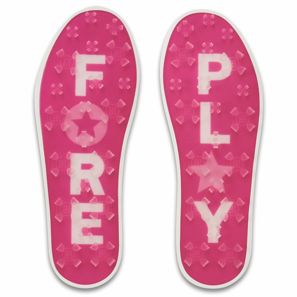 Gfore Two Tone Perf Disruptor Spikeless Golf Shoes Snow/Lilac - 22 Women WaterProof Boots