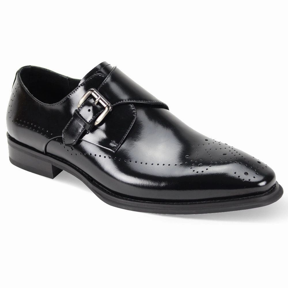 Silver Leather Brogues Giovanni | Jeffery-Black