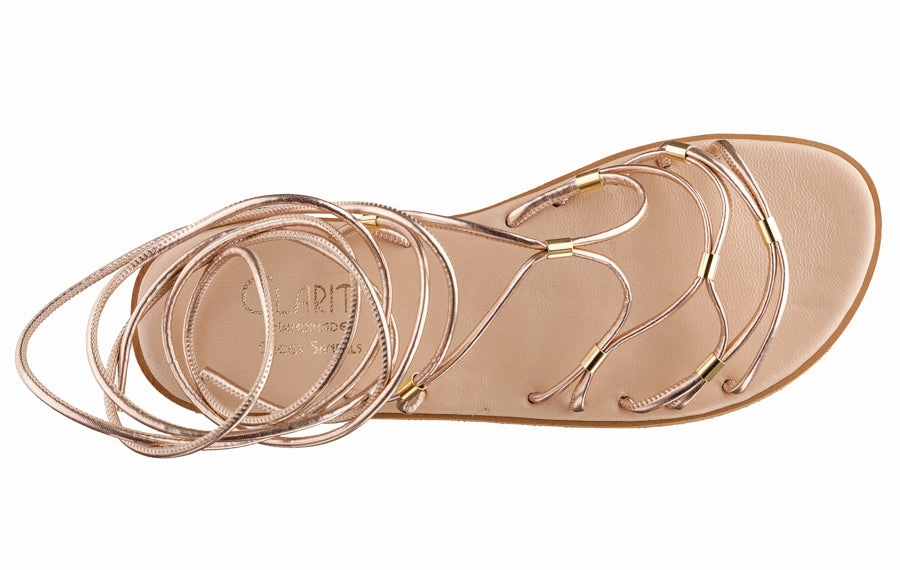 Gl Calliope Gold Double Buckle Brogues