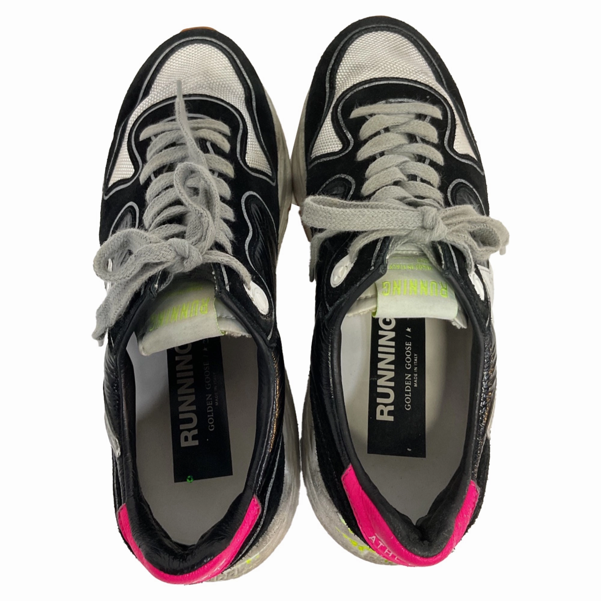 Best Rated Running Shoe Golden Goose Running Sole Sneakers in Black Suede