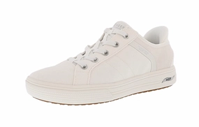 Training Shoes For Casual Wear Skechers Women's Arch Fit Arcade- Forever Cozy Canvas Upper Shoes