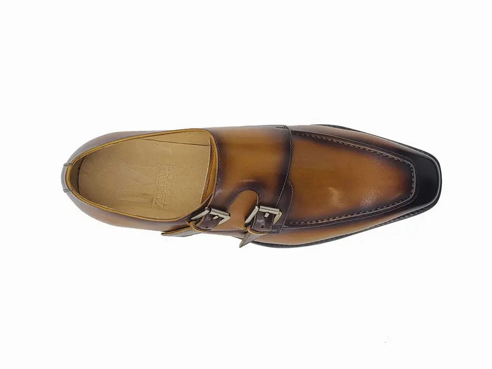 Dark Brown Brogues Gorgeous Double Monk Loafer