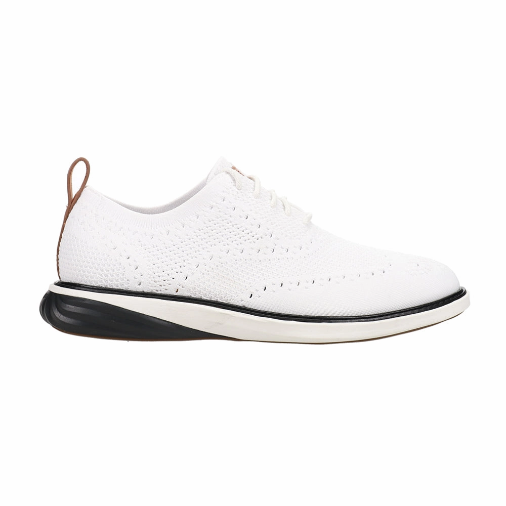 Suade Oxfords Grand Evolution Perforated Lace Up Sneakers