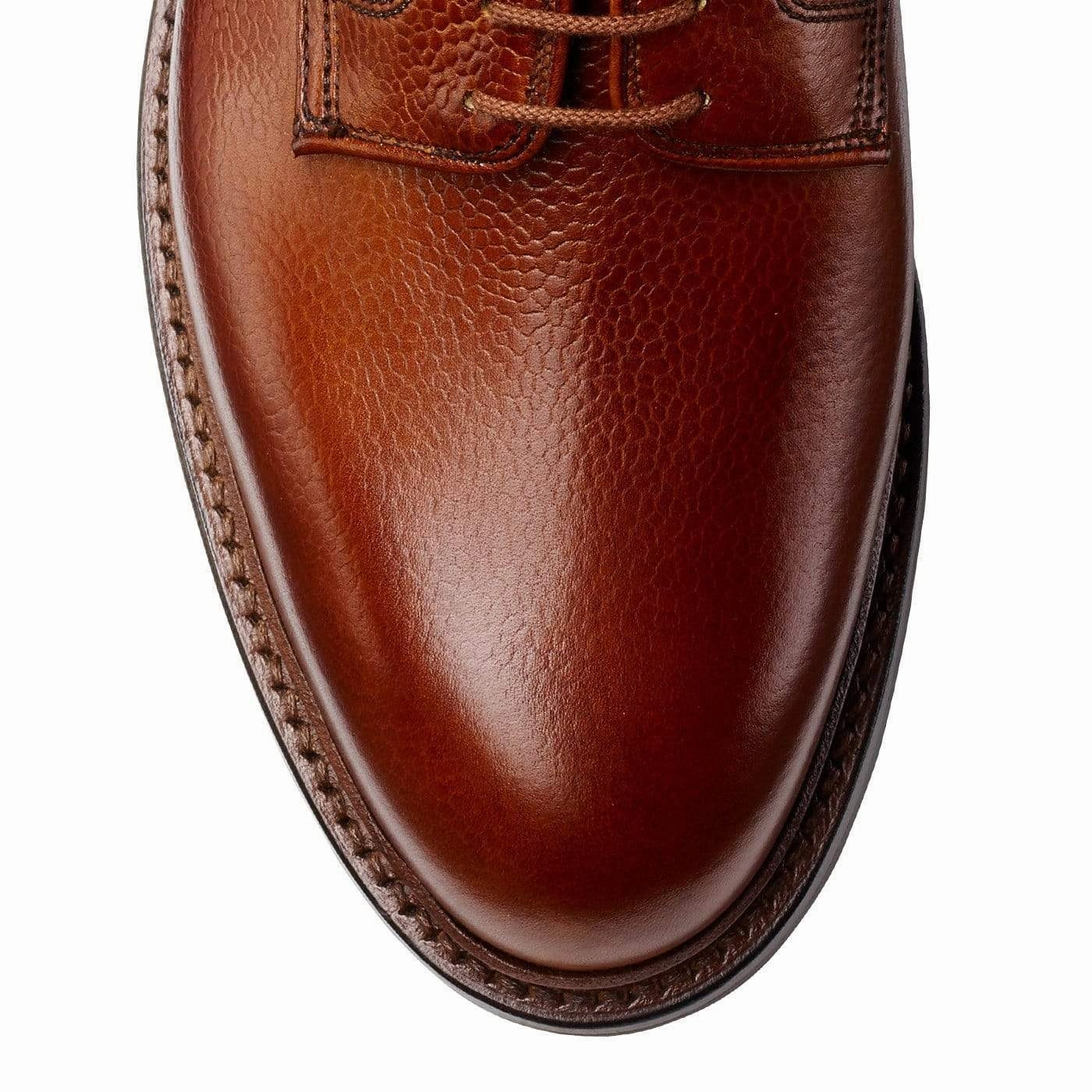 Grasmere Tan Scotch Country Grain Tan Leather Derby Shoes