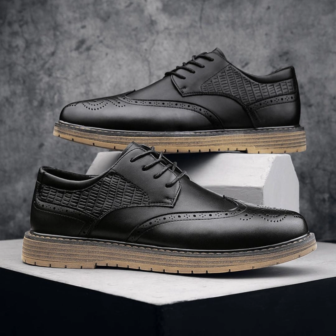 Brogue Lace Up Boots Grayson Classic Brogue Shoes