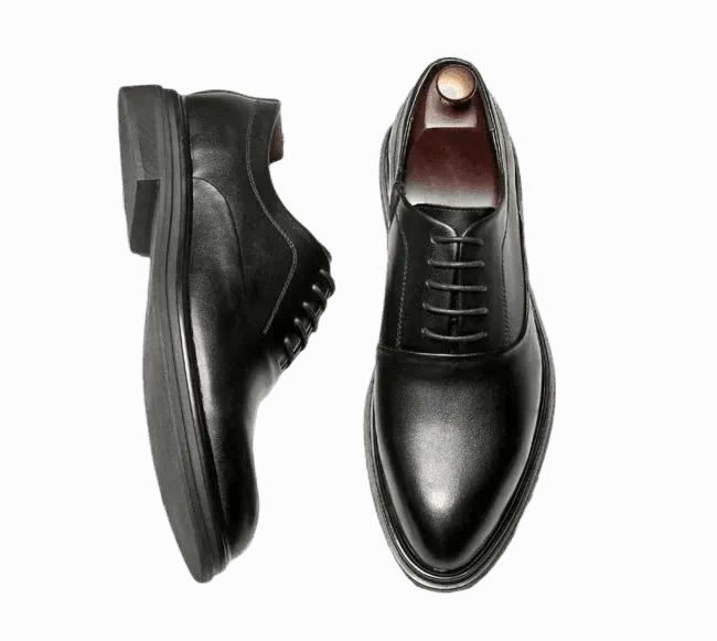 Oxford Flat Shoes Men  Dress Shoes -  Ronald Leather Oxford Shoes