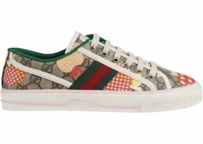 Tennis Shoes For High Arch Gucci Tennis 1977 Canvas Ebony Multicolor (Women'S)