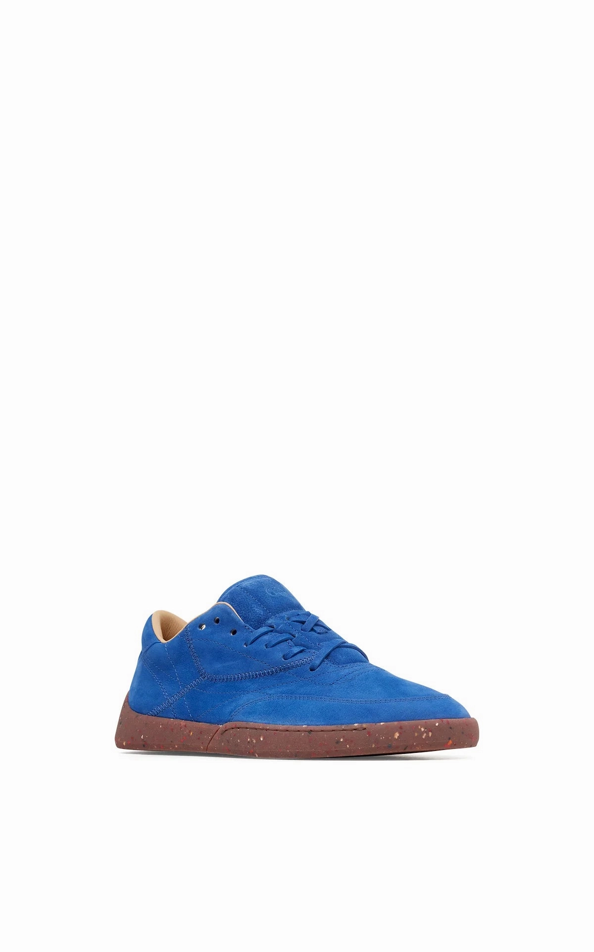 Ohio Slip-on Sneaker in Cobalt Nubuck Hiking Slip On Shoes