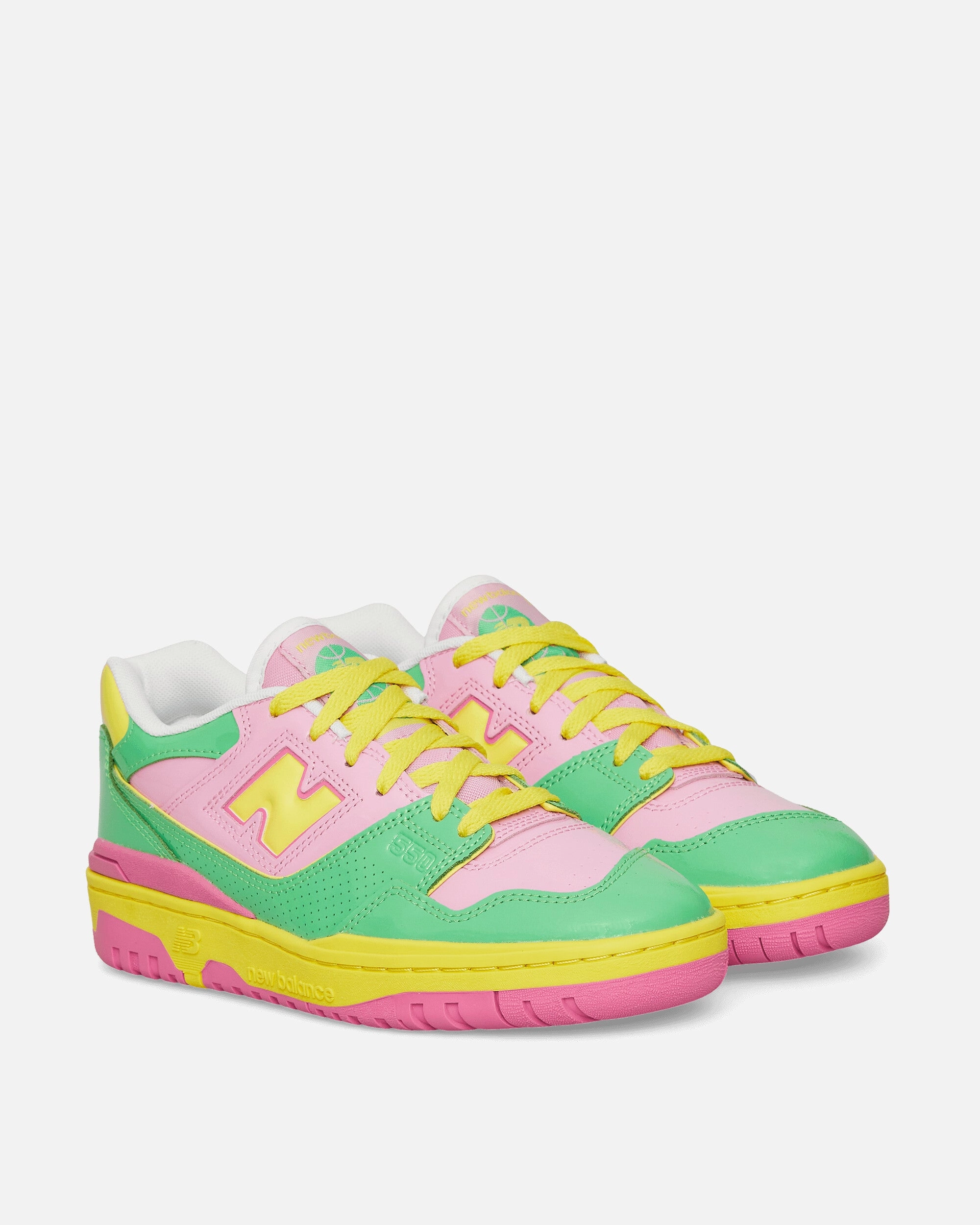 North Carolina Basketball Shoes 2017 550 Sneakers Pink / Green / Lime
