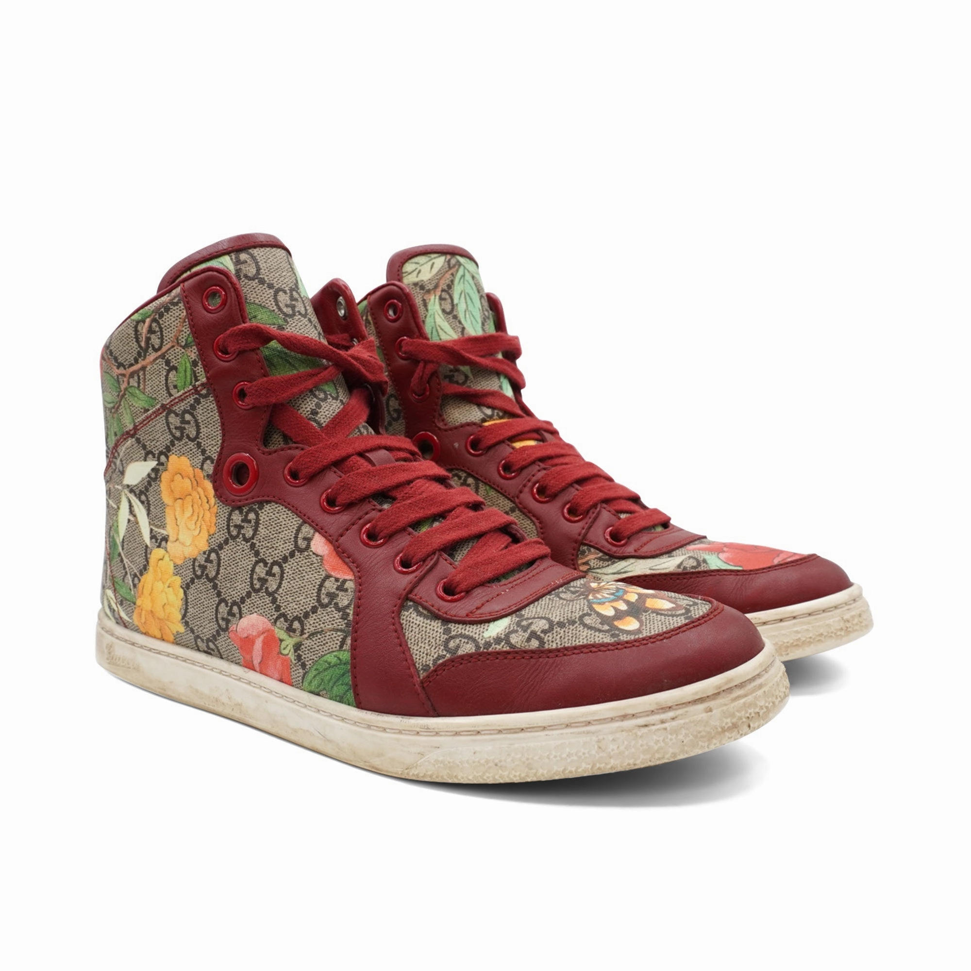 Prince William Casual Shoes Gucci 'Tian' High-Top Sneakers - Women's 39.5