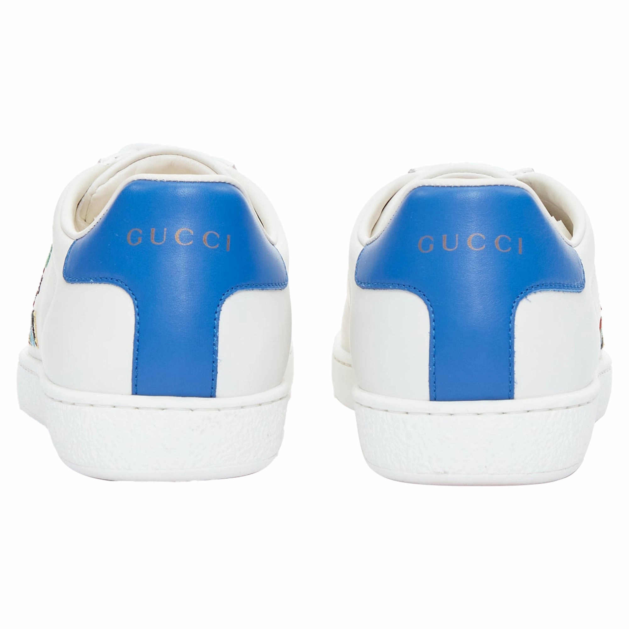 Gucci Ace Tennis Embroidered Logo Low Top Sneakers Gucci Tennis Shoes 1977