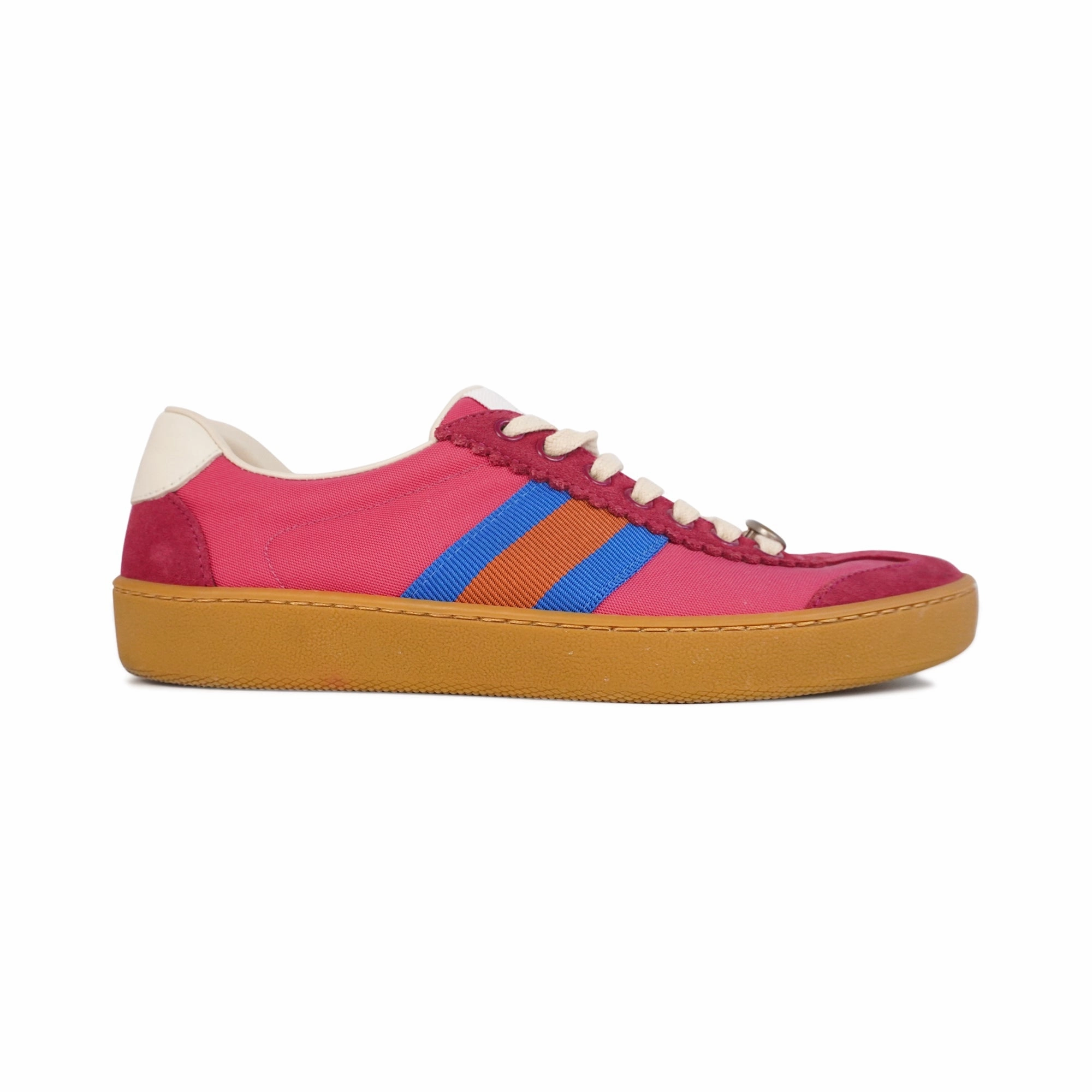 Gucci G74 Web Sneakers - Women's 38 Narrow Width Casual Shoes